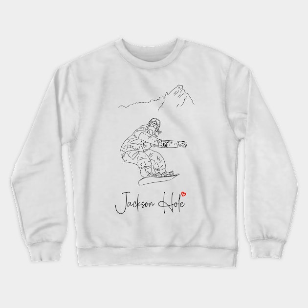 Jackson Hole Crewneck Sweatshirt by finngifts